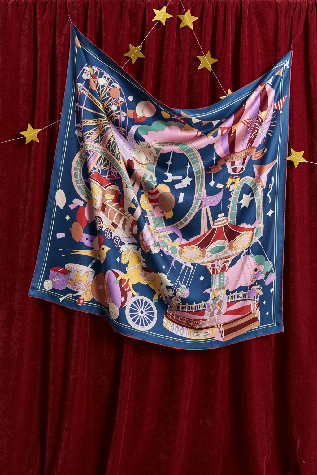 Giulia Print Silk Square