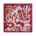 Francesca Print Silk Square