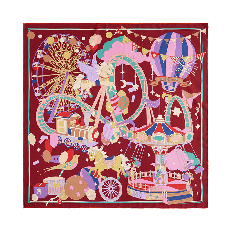 Francesca Print Silk Square