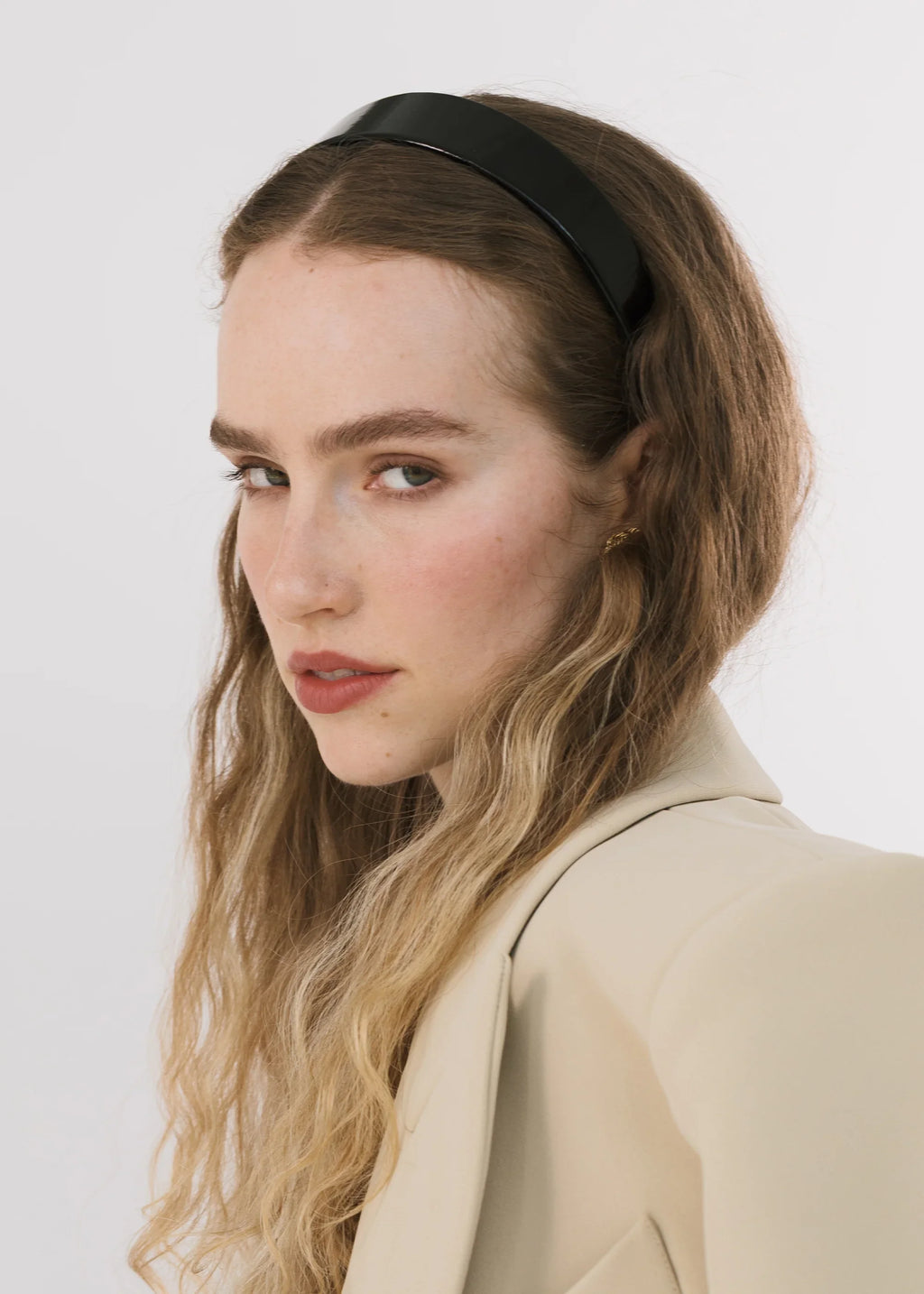 Manon Patent Leather Headband