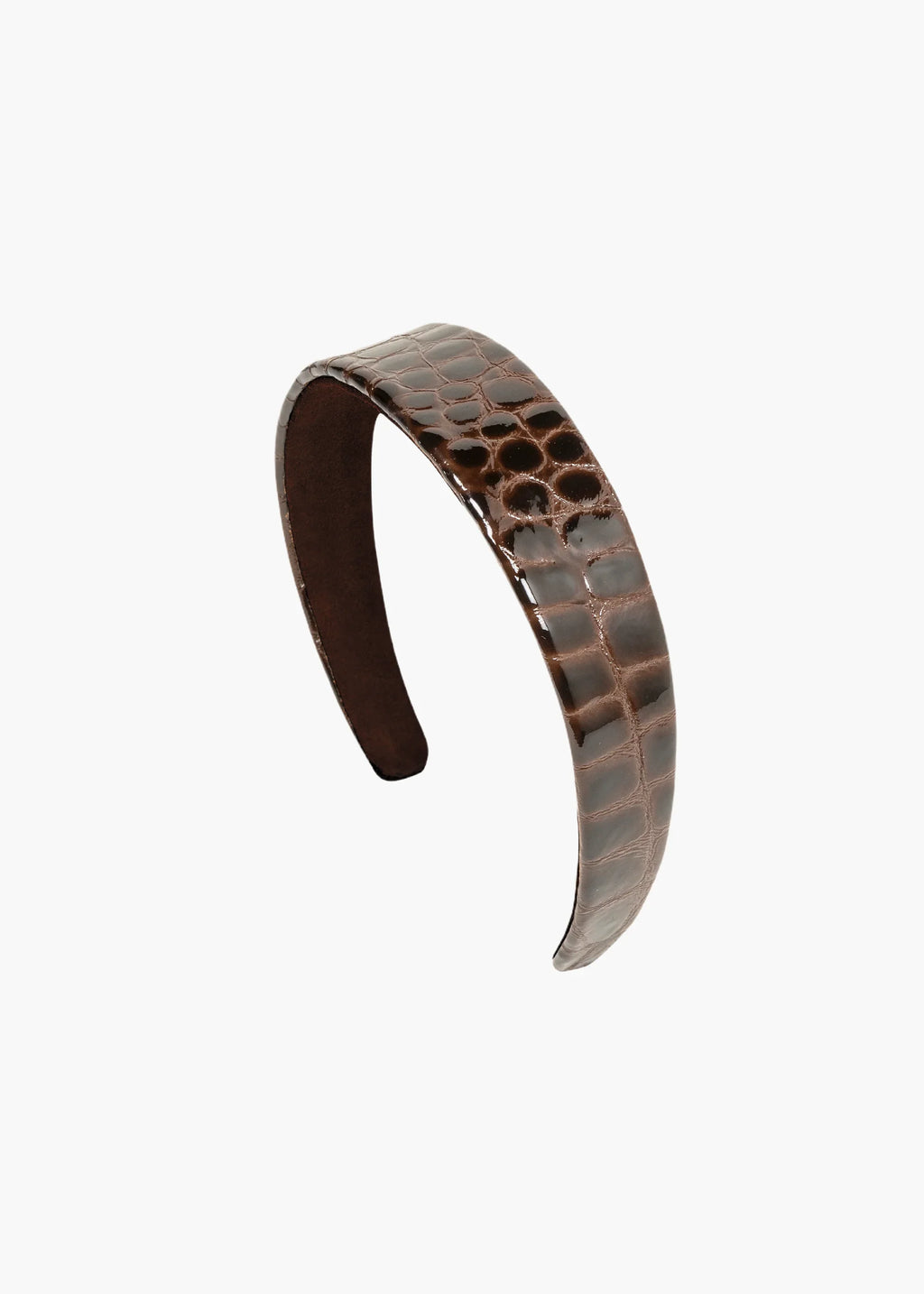 Célia Croc Leather Headband