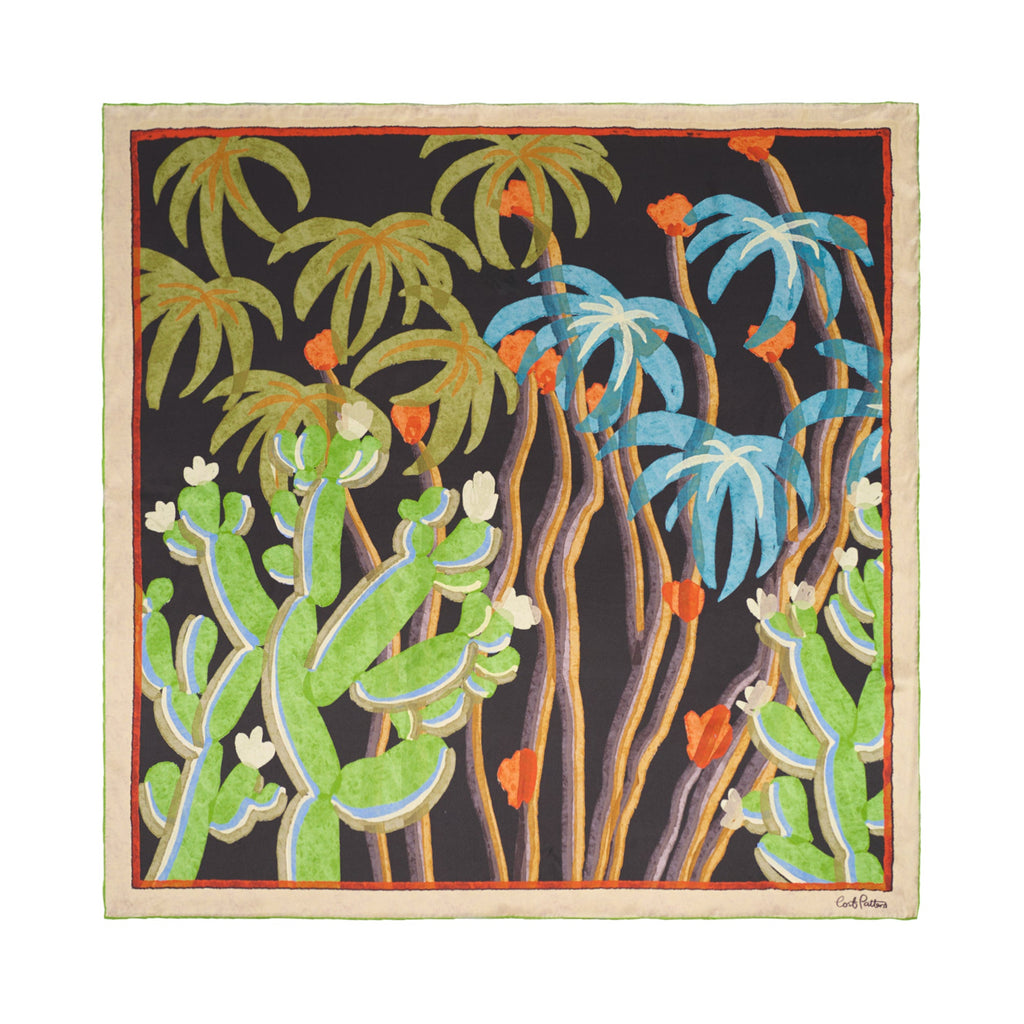 Martina Print Silk Square
