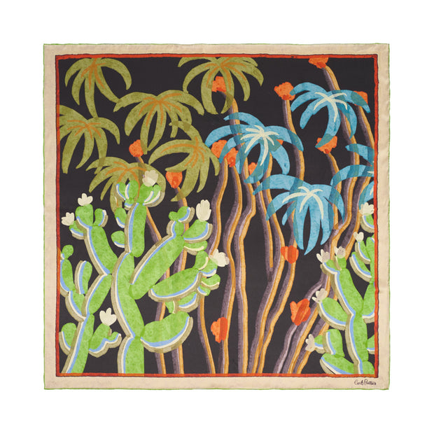 Martina Print Silk Square