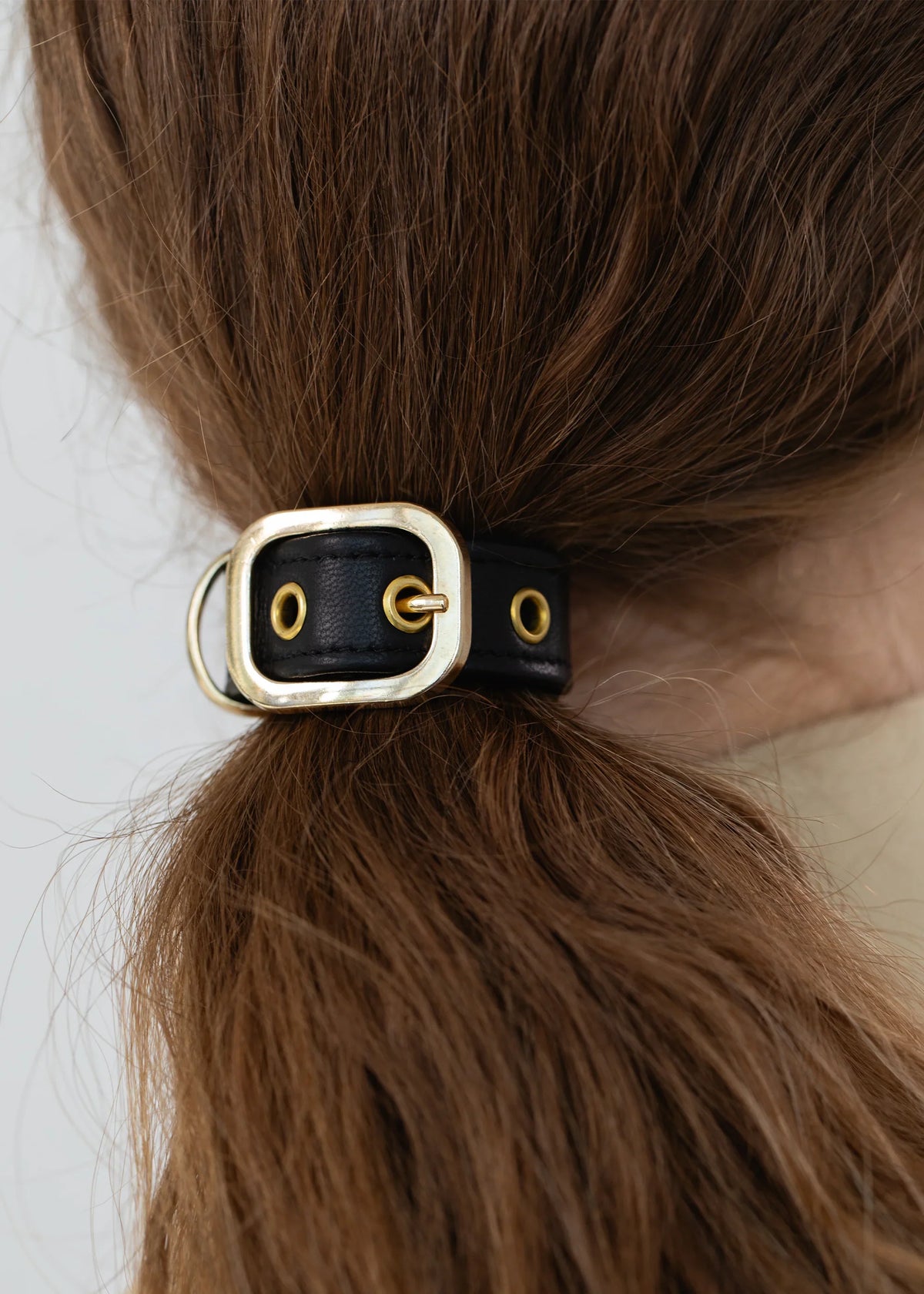 Corinne Leather Buckle Ponywrap