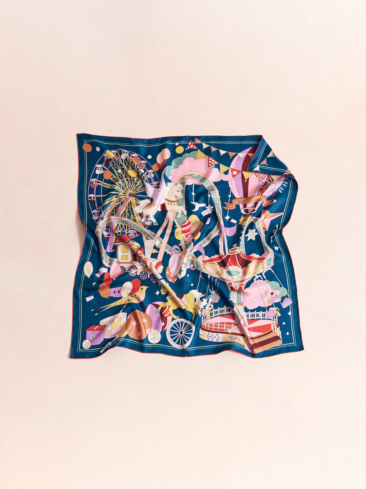 Giulia Print Silk Square
