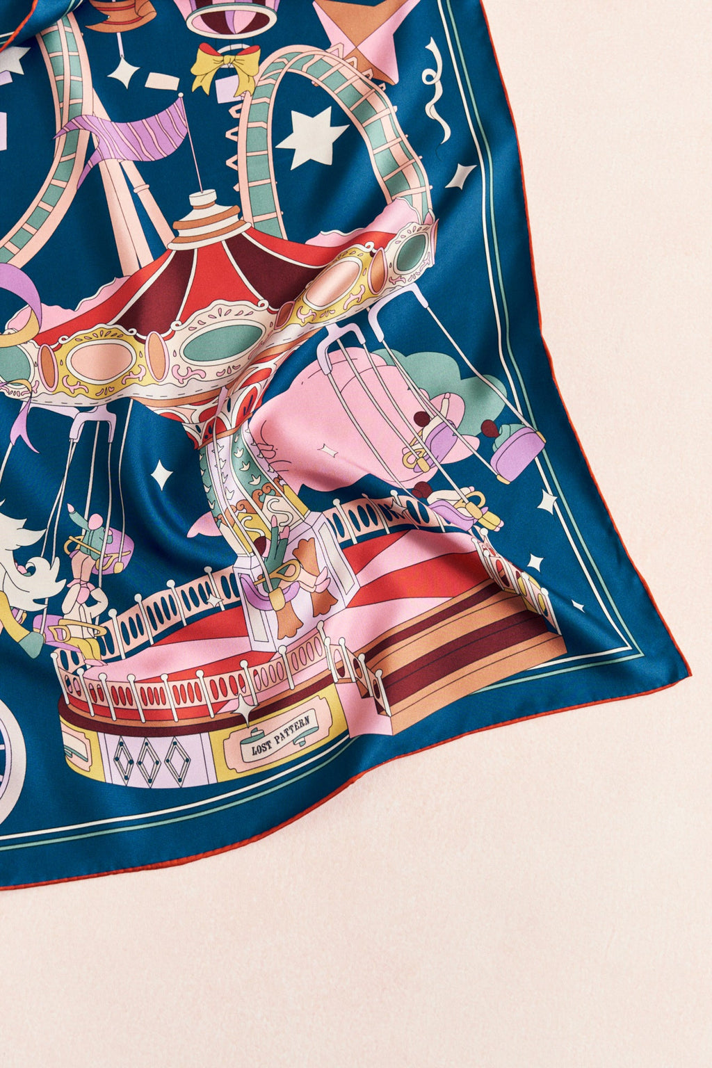 Giulia Print Silk Square