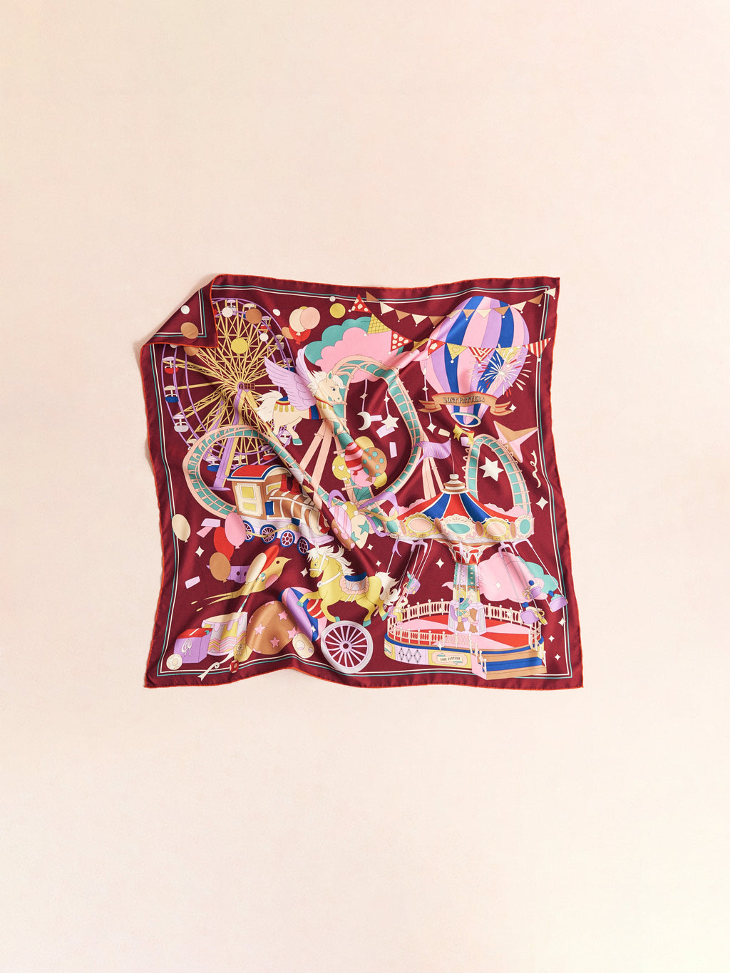 Francesca Print Silk Square