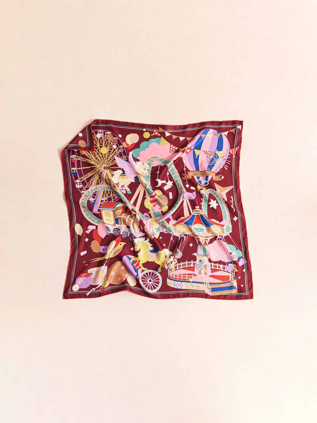 Francesca Print Silk Square