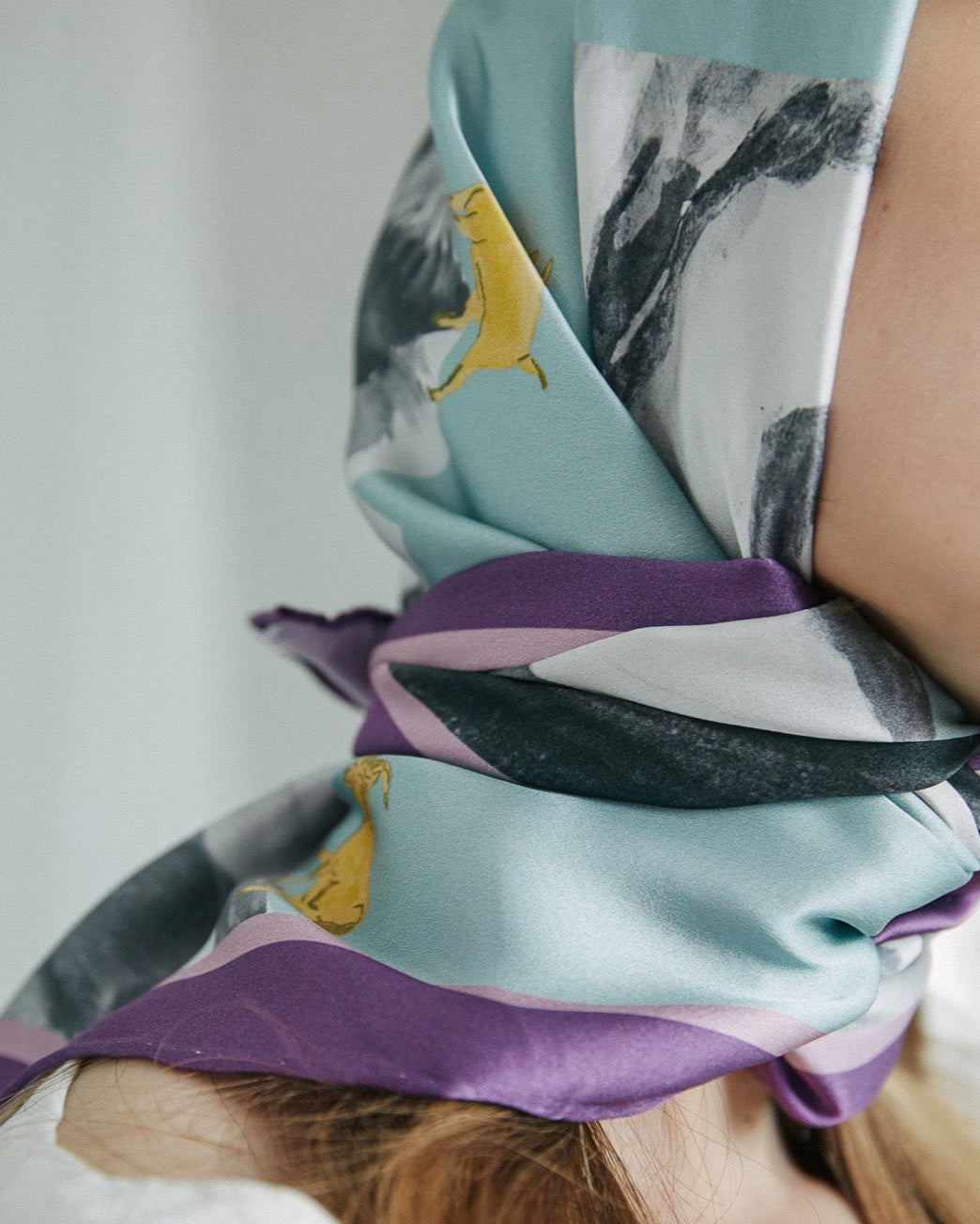 Alessia Print Silk Square