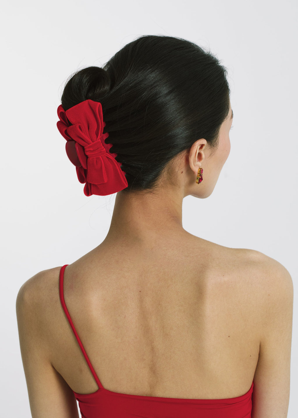 Fabienne Velvet Bow Jaw Clip