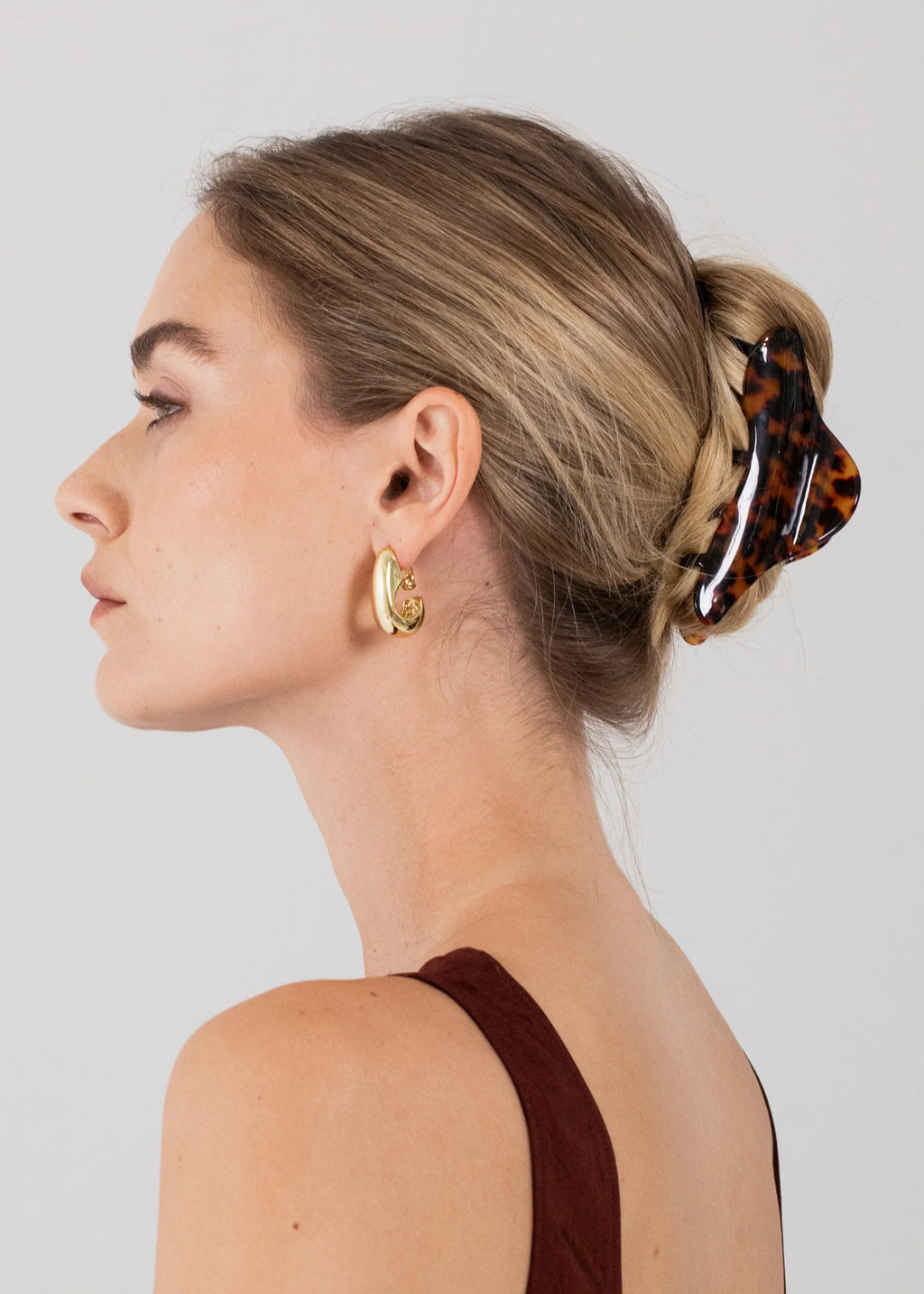 Yvette Tortoise Jaw Clip