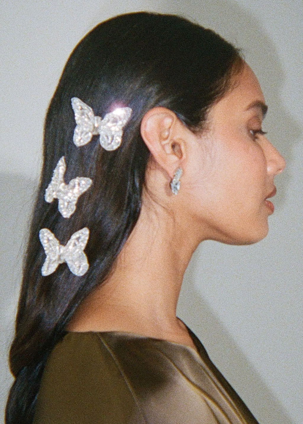 Amélie Crystal Butterfly Barrette
