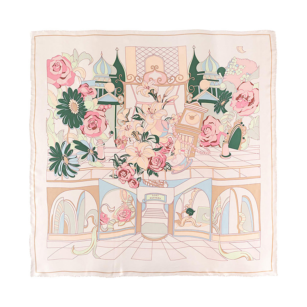 Bianca Print Silk Square