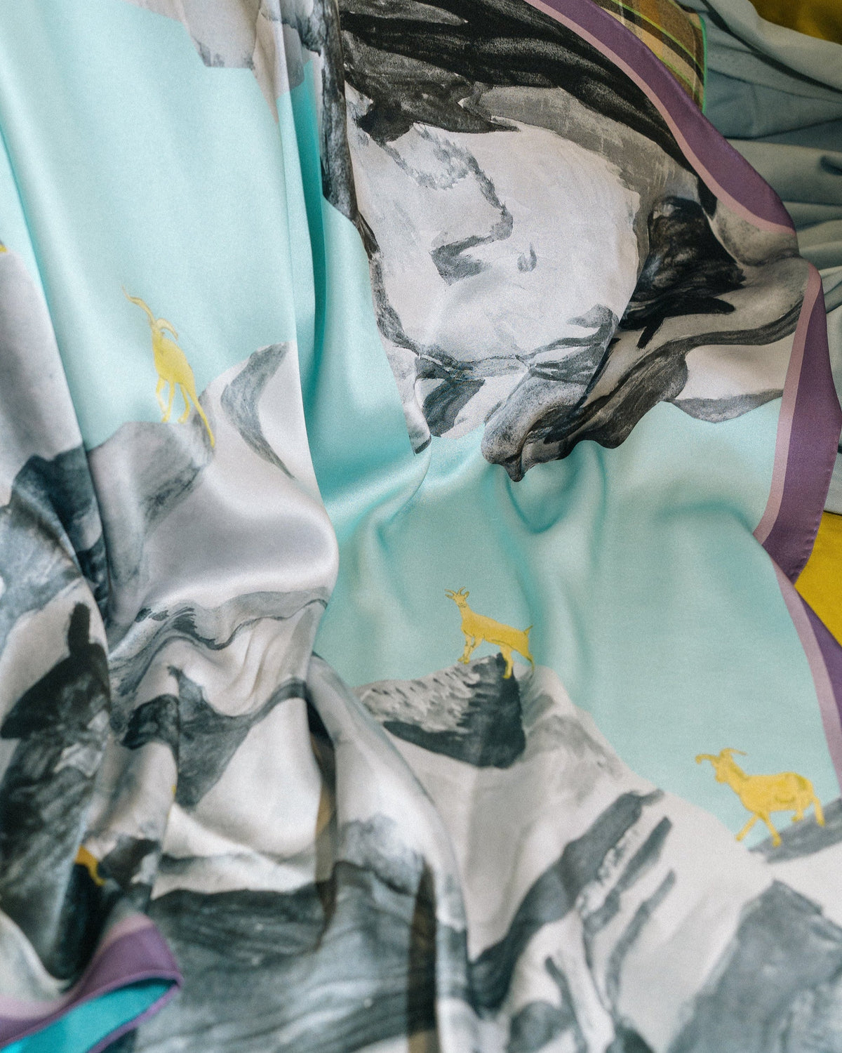 Alessia Print Silk Square