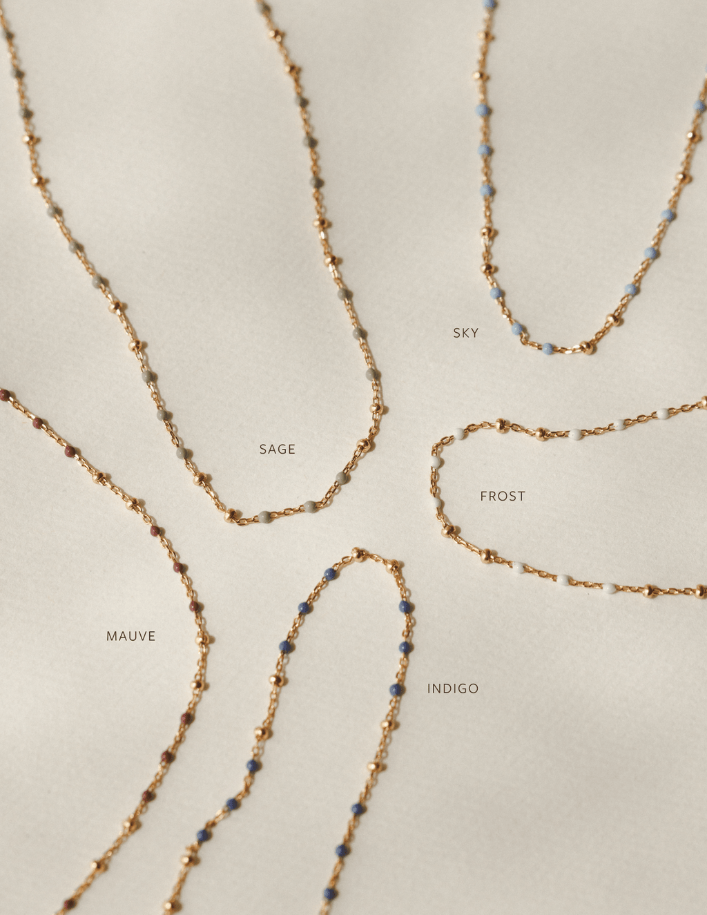 Confetti Enamel Chain