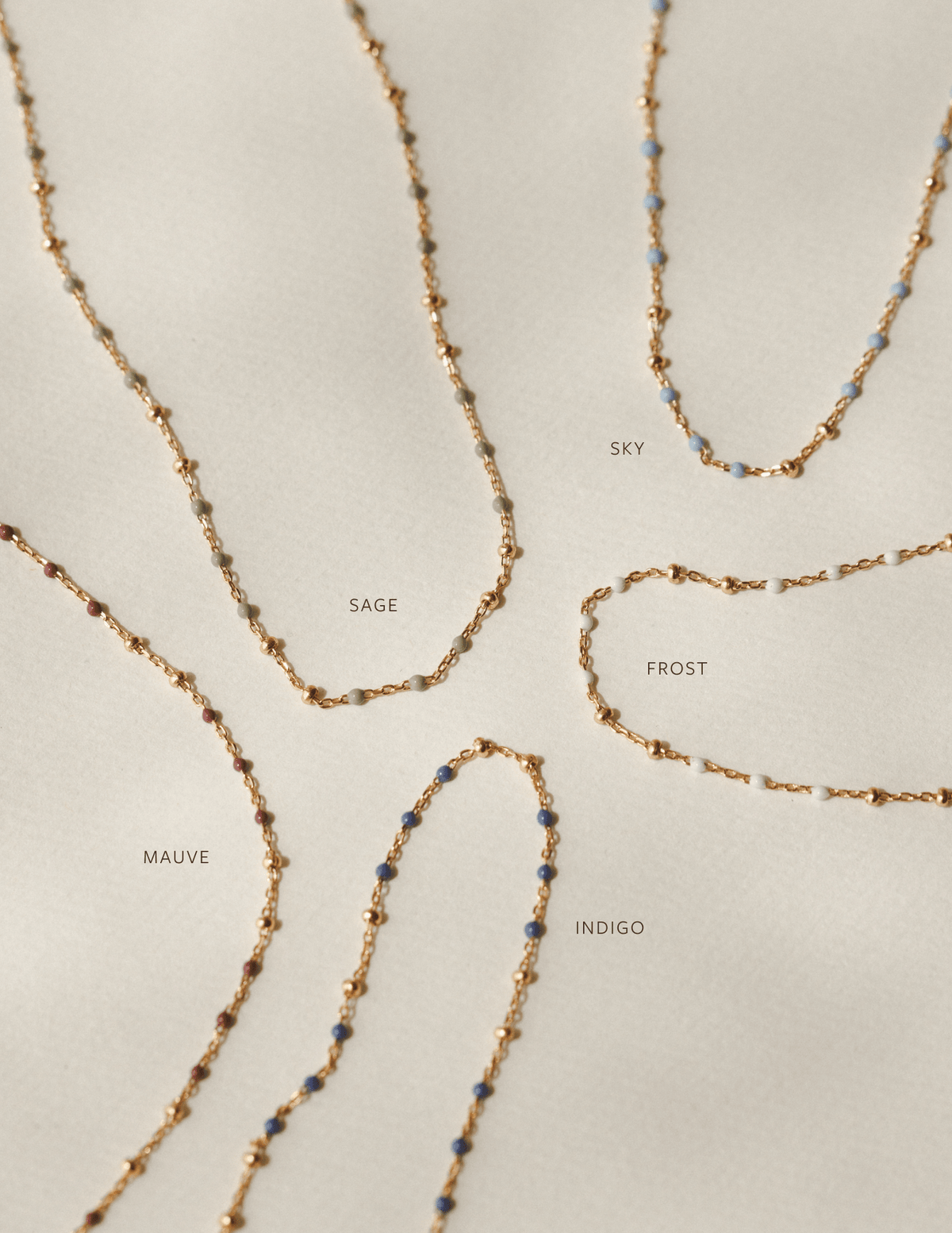 Confetti Enamel Chain