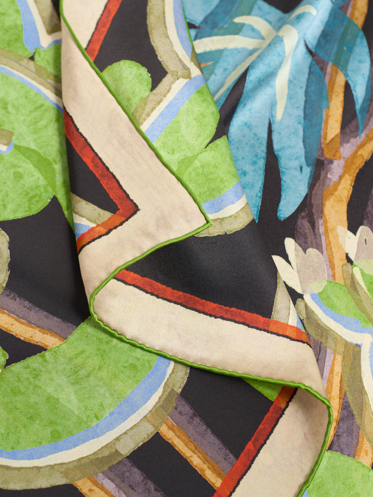 Martina Print Silk Square