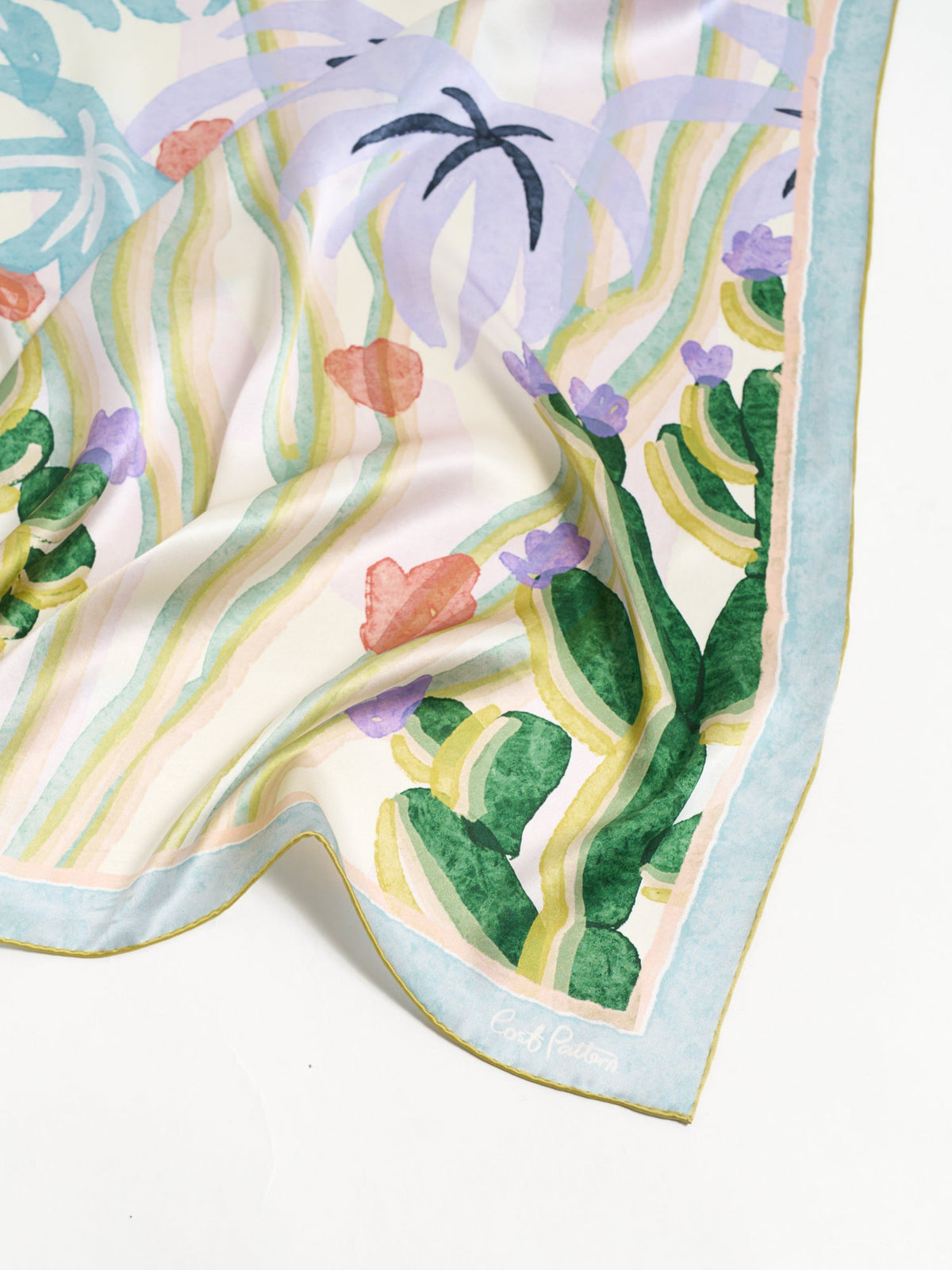 Silvia Print Silk Square