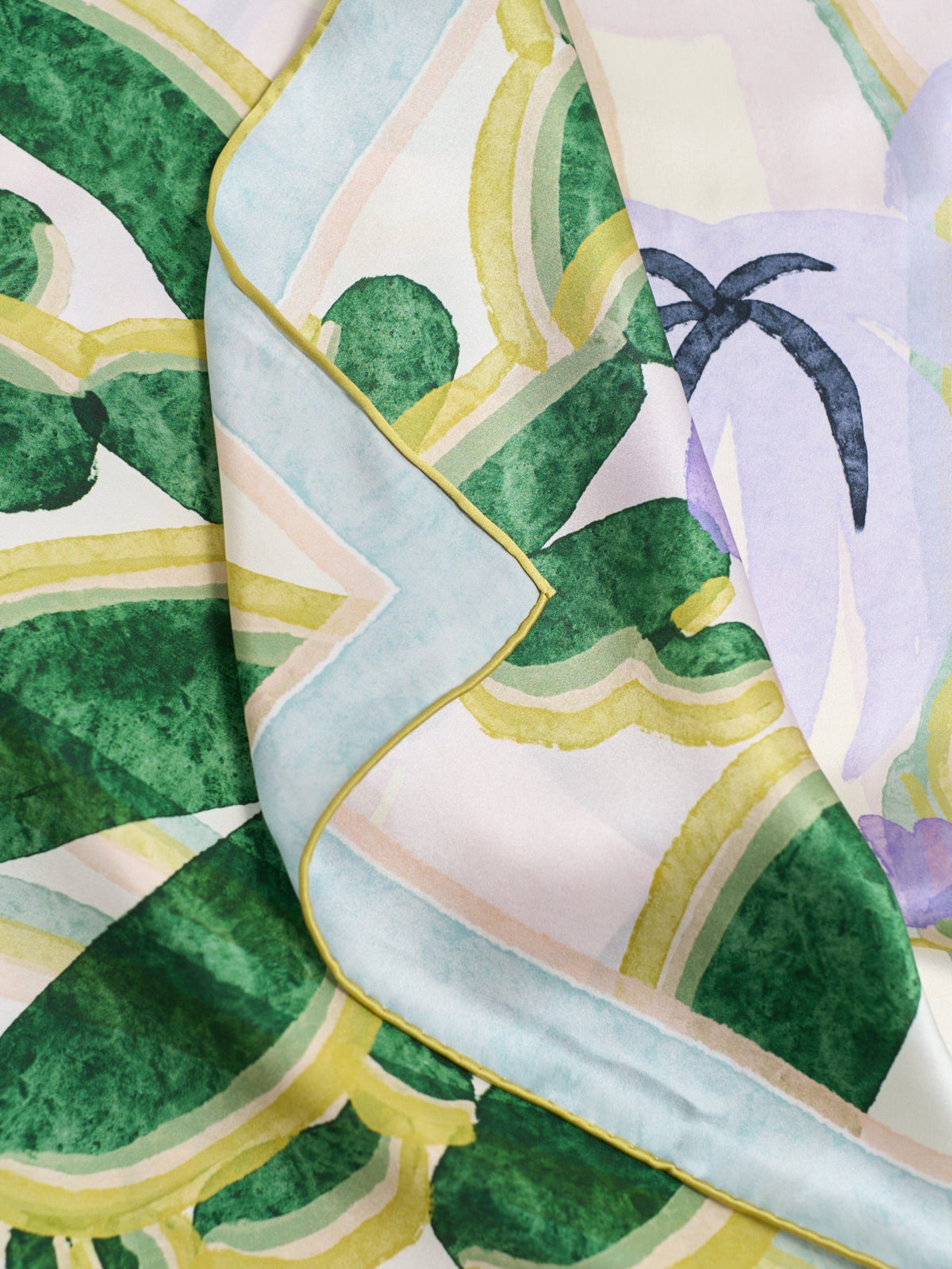 Silvia Print Silk Square